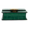 Bolso bandolera Gucci  GG Marmont mini  en cocodrilo verde - Detail D1 thumbnail