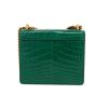 Bolso bandolera Gucci  GG Marmont mini  en cocodrilo verde - Detail D4 thumbnail