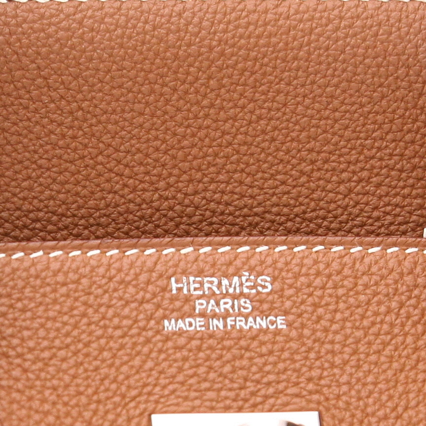 Borsa Hermès  Birkin 35 cm in pelle togo gold - Detail D2