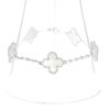 Van Cleef & Arpels Vintage Alhambra bracelet in white gold and mother of pearl - 360 thumbnail