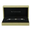 Van Cleef & Arpels Vintage Alhambra bracelet in white gold and mother of pearl - Detail D2 thumbnail