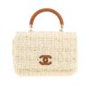 Bolso bandolera Chanel  Knock on Wood en tweed crudo - 360 thumbnail