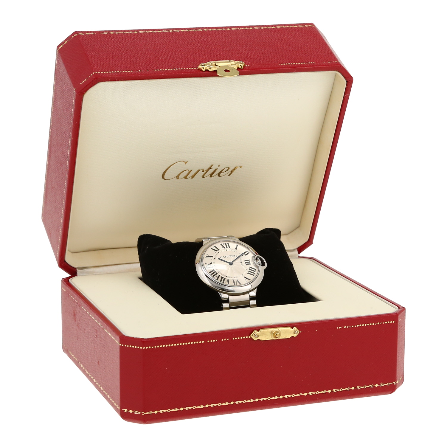 Cartier Ballon Bleu De Cartier  in stainless steel Ref: Cartier - 3005  Circa 2000 - Detail D2