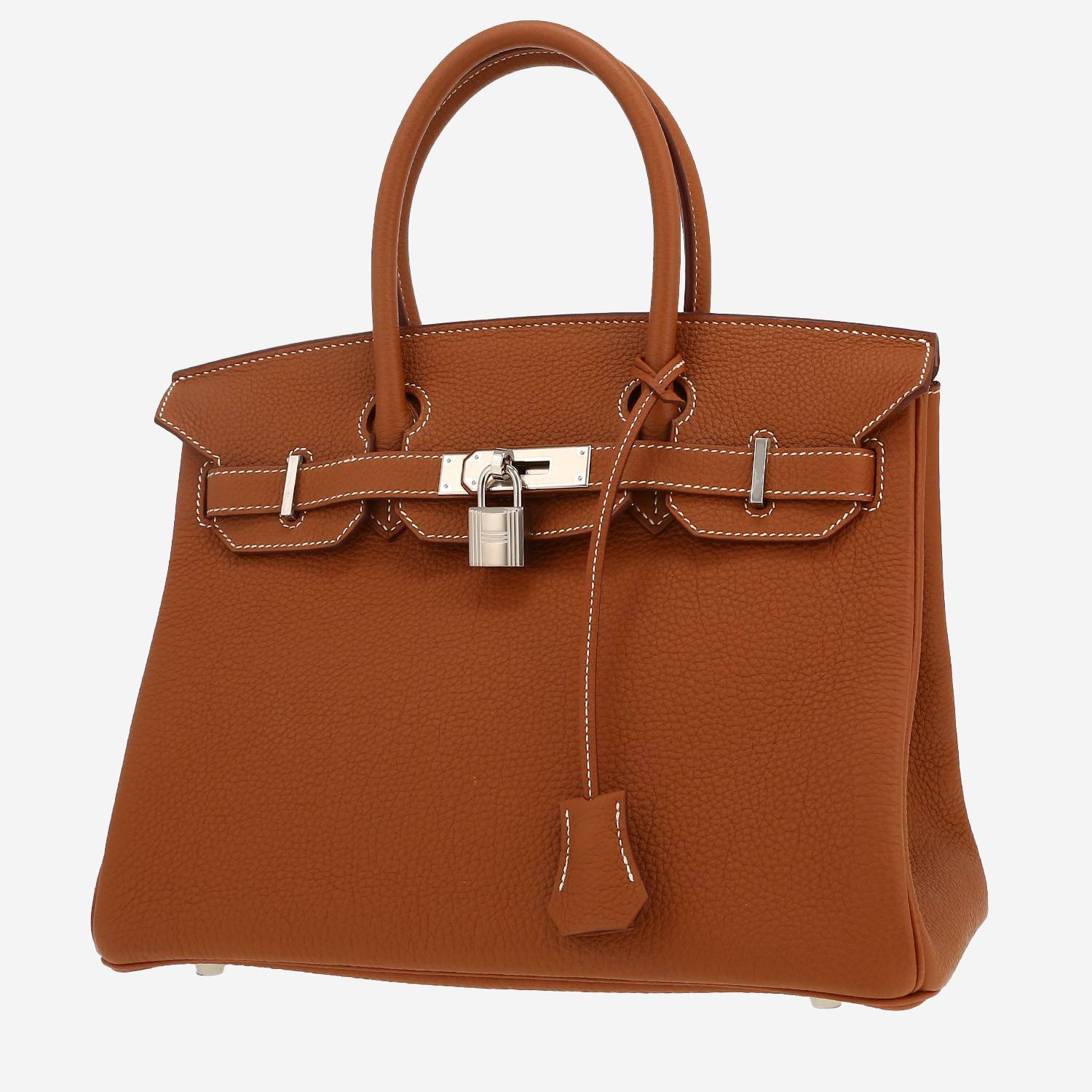 Hermès  Birkin 30 cm handbag  in gold togo leather