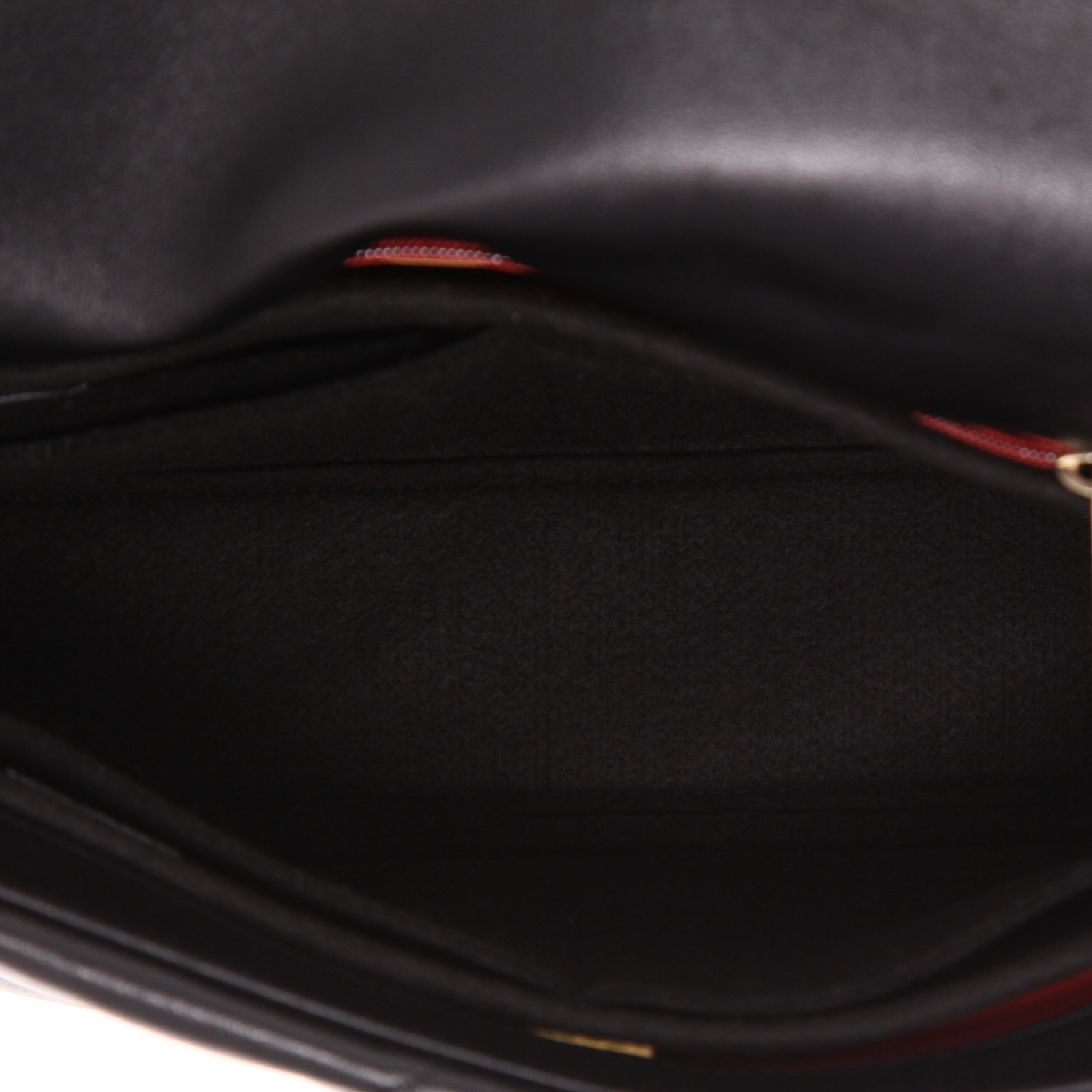 Chanel  19 shoulder bag  in black quilted leather - Detail D3