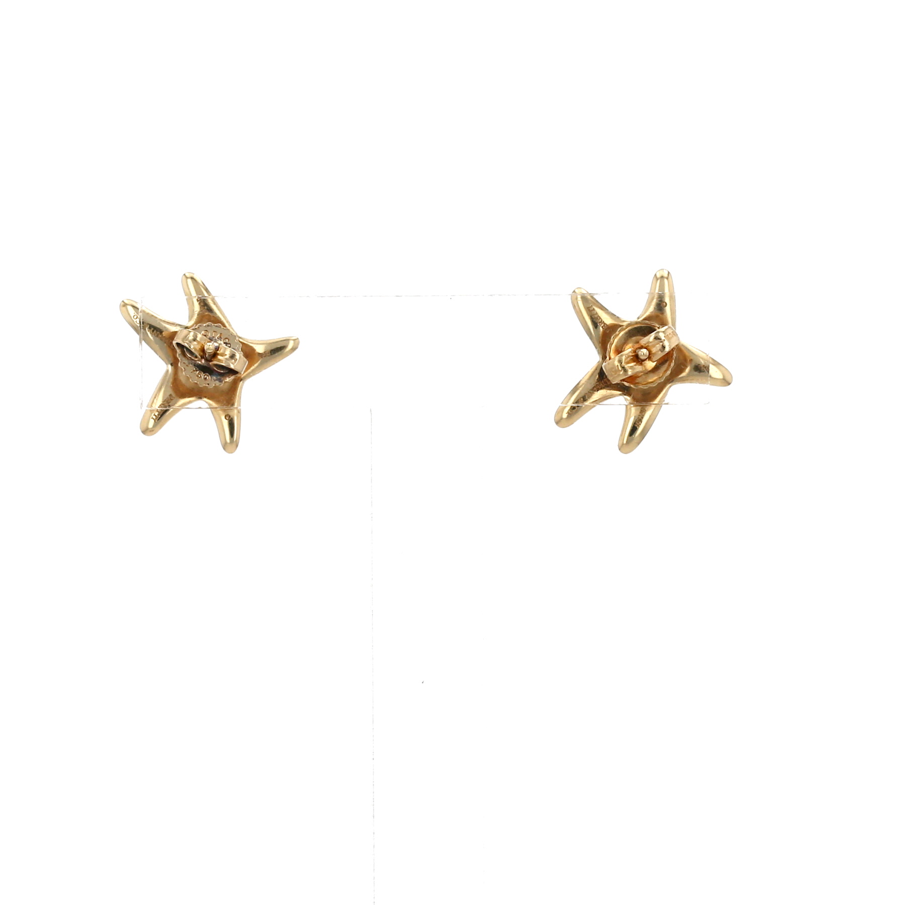 Tiffany & Co Elsa Peretti earrings in yellow gold - Detail D4