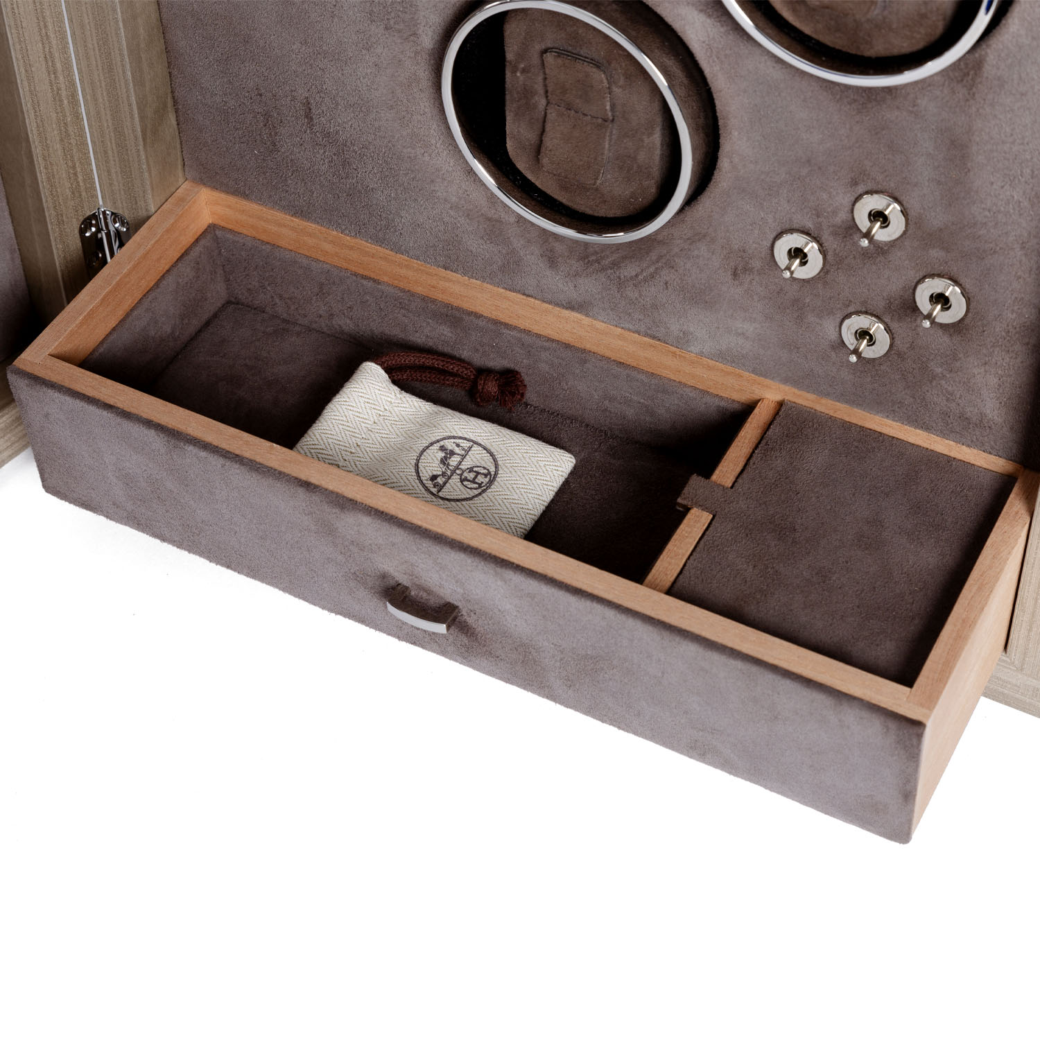 Hermès, Watch winder for four watches - from 2020's - Detail D3