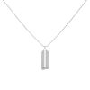 Fred Calibre pendant in white gold and diamond - 00pp thumbnail