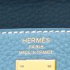 Hermès  Kelly 25 cm handbag  in blue jean togo leather - Detail D2 thumbnail