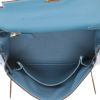Hermès  Kelly 25 cm handbag  in blue jean togo leather - Detail D3 thumbnail