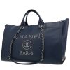 Bolso Cabás Chanel  Deauville en cuero azul - 00pp thumbnail