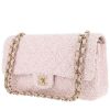 Bolso de mano Chanel  Timeless Classic en tweed rosa - 00pp thumbnail