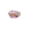 Pomellato Pin Up ring in pink gold, amethyst and diamonds - 00pp thumbnail