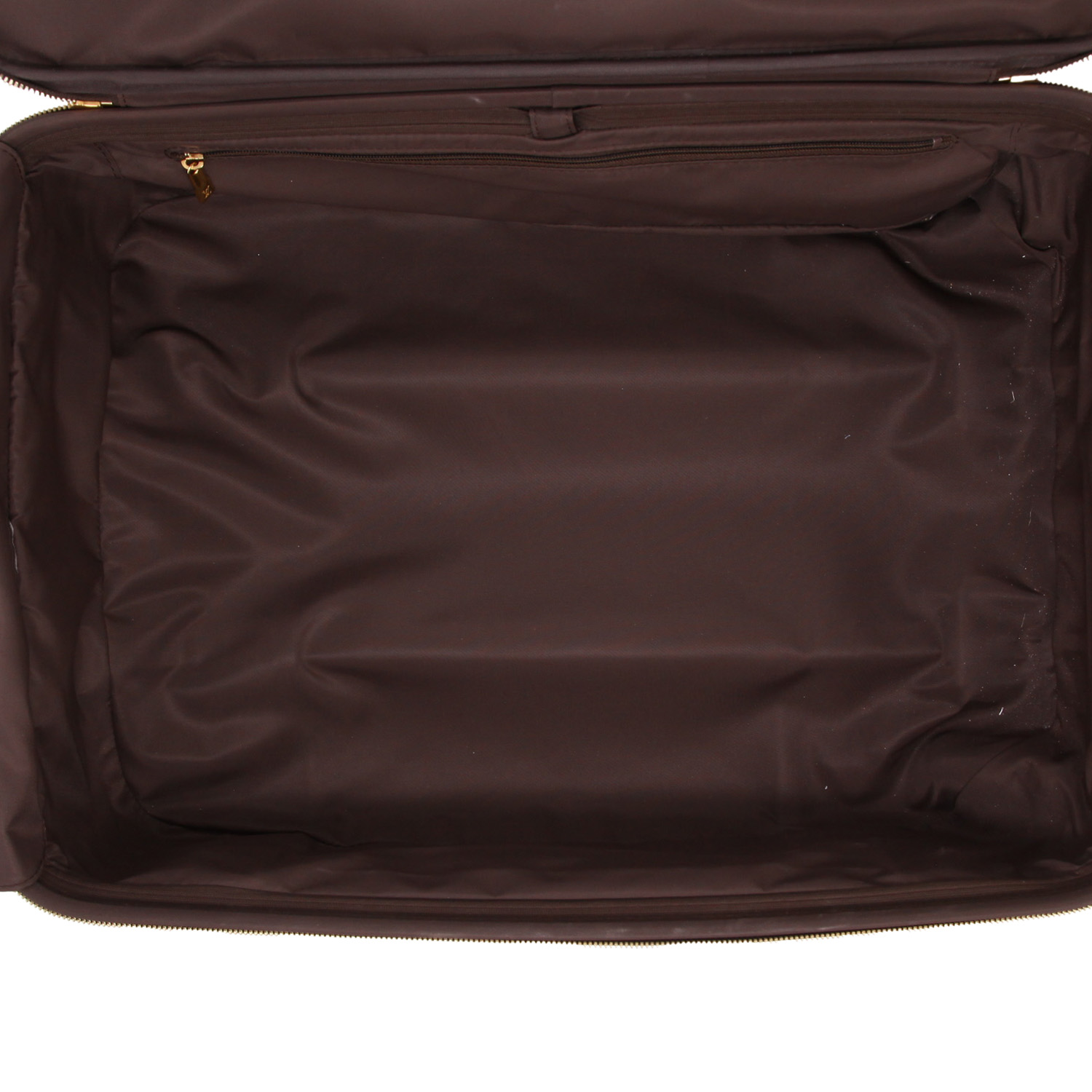 Louis Vuitton  Pegase suitcase  in brown damier canvas  and brown leather - Detail D3