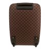 Louis Vuitton  Pegase suitcase  in brown damier canvas  and brown leather - Detail D4 thumbnail