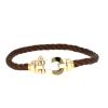 Fred Force 10 large model bracelet in yellow gold and stainless steel - 360 thumbnail