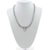 Cartier Agrafe necklace in white gold, diamonds and pearls - Detail D4 thumbnail