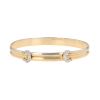 Cartier C de Cartier bracelet in yellow gold, white gold and diamonds - 00pp thumbnail