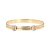 Cartier C de Cartier bracelet in yellow gold, white gold and diamonds - 360 thumbnail