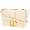 Bolso bandolera Dior  30 Montaigne en cuero liso blanco - 00pp thumbnail