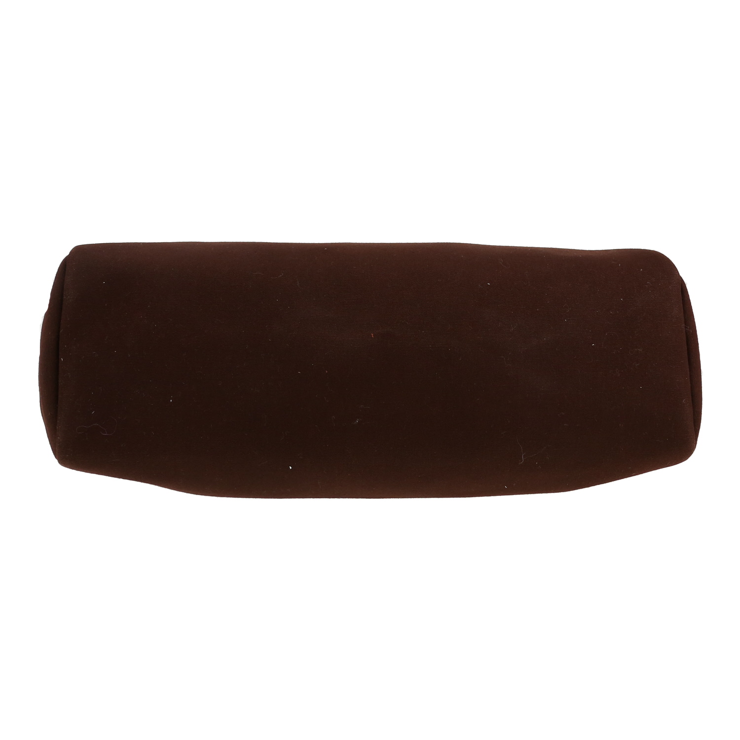 Hermès  Herbag bag worn on the shoulder or carried in the hand  in brown canvas  and brown leather - Detail D1