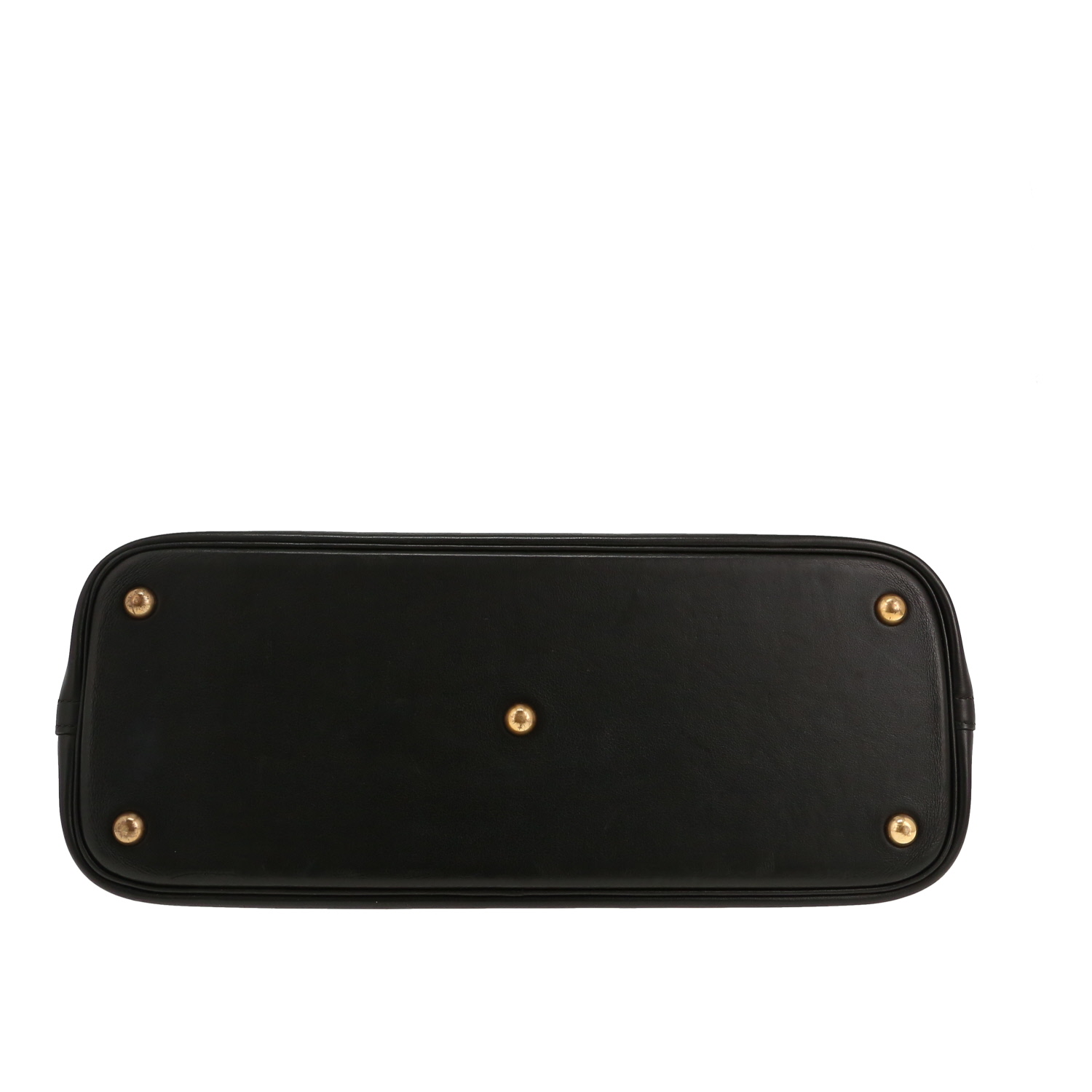 Bolso de mano Hermès  Bolide 35 cm en cuero swift negro - Detail D1