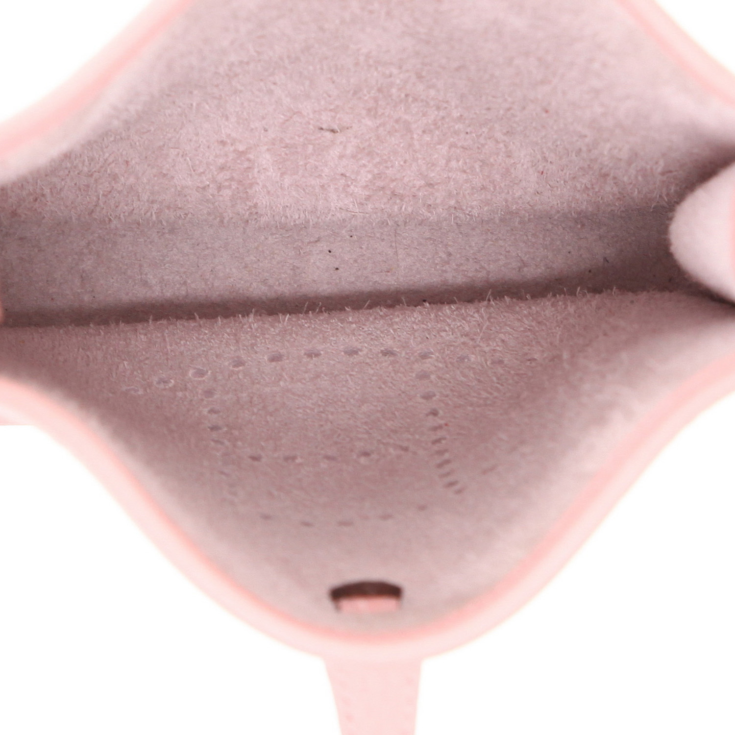 Borsa a tracolla Hermès  Mini Evelyne in pelle taurillon clemence Rose Sakura - Detail D3