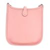 Sac bandoulière Hermès  Mini Evelyne en cuir taurillon clémence Rose Sakura - Detail D4 thumbnail