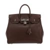 Borsa Hermès  Haut à Courroies in pelle Epsom marrone cioccolato - 360 thumbnail
