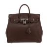 Sac à main Hermès  Haut à Courroies en cuir epsom marron-chocolat - 360 thumbnail