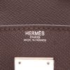 Borsa Hermès  Haut à Courroies in pelle Epsom marrone cioccolato - Detail D2 thumbnail