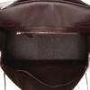 Borsa Hermès  Haut à Courroies in pelle Epsom marrone cioccolato - Detail D3 thumbnail