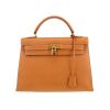 Bolso de mano Hermès  Kelly 32 cm en cuero Ardenne color oro - 360 thumbnail