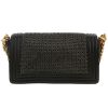 Chanel  Boy shoulder bag  in black and gold braided leather - Detail D4 thumbnail