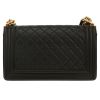 Chanel  Boy shoulder bag  in black quilted leather - Detail D4 thumbnail