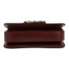 Gucci  1955 Horsebit small model  shoulder bag  in burgundy "sûpreme GG" canvas  and burgundy leather - Detail D1 thumbnail