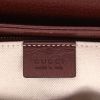 Gucci  1955 Horsebit small model  shoulder bag  in burgundy "sûpreme GG" canvas  and burgundy leather - Detail D2 thumbnail