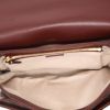 Bolso bandolera Gucci  1955 Horsebit modelo pequeño  en tejido "sûpreme GG" color burdeos y cuero color burdeos - Detail D3 thumbnail
