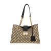 Bolso Cabás Gucci  Padlock en lona Monogram beige y cuero negro - 360 thumbnail