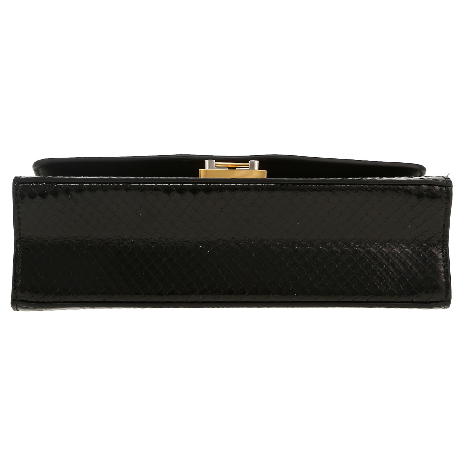 Borsa Gucci   in pitone nero - Detail D1