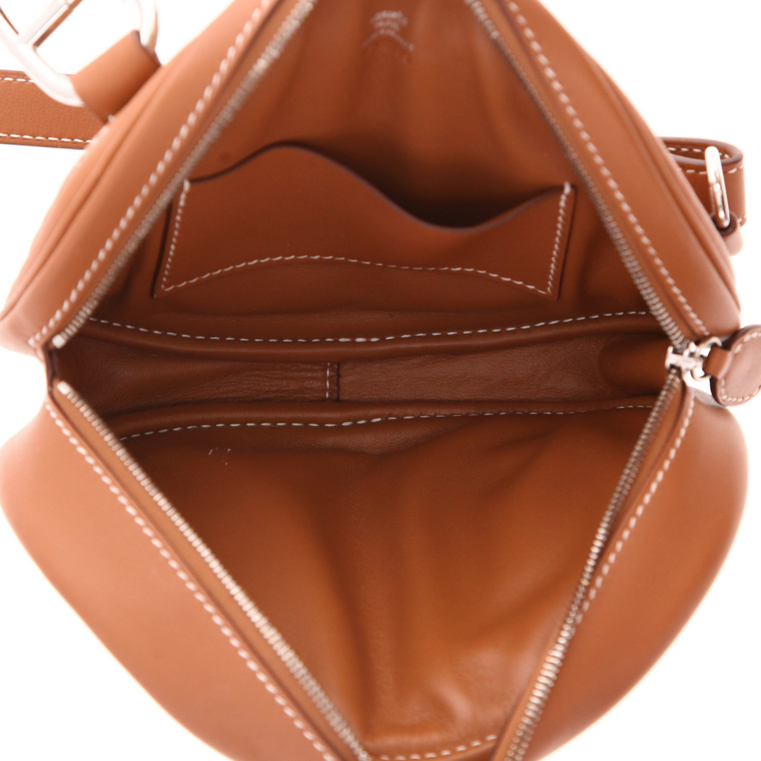 Hermès  In-The-Loop clutch-belt  in gold Swift leather - Detail D4