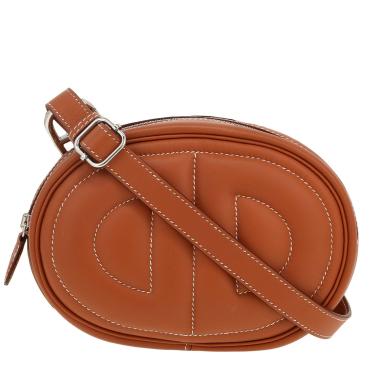 Bolsito-cinturón Hermès  In-The-Loop en cuero swift color oro