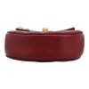 Chloé  Drew shoulder bag  in burgundy leather - Detail D1 thumbnail