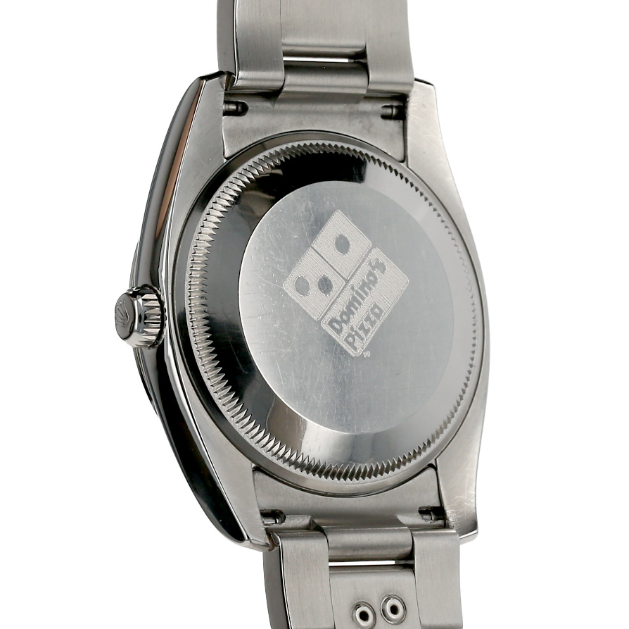 Rolex Air King "Domino's" in stainless steel Ref: Rolex - 114200  Circa 2007 - Detail D3