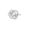 Chanel Camélia Fil medium model ring in white gold and diamonds - 00pp thumbnail