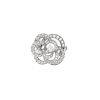 Chanel Camélia Fil medium model ring in white gold and diamonds - 360 thumbnail