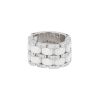 Flexible Chanel Ultra large model ring in white gold, ceramic and diamonds - 00pp thumbnail