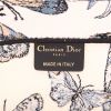 Shopping bag Dior  Book Tote modello grande  in tela bianca e blu - Detail D2 thumbnail