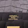 Hermès  Birkin 35 cm handbag  in black porosus crocodile - Detail D2 thumbnail