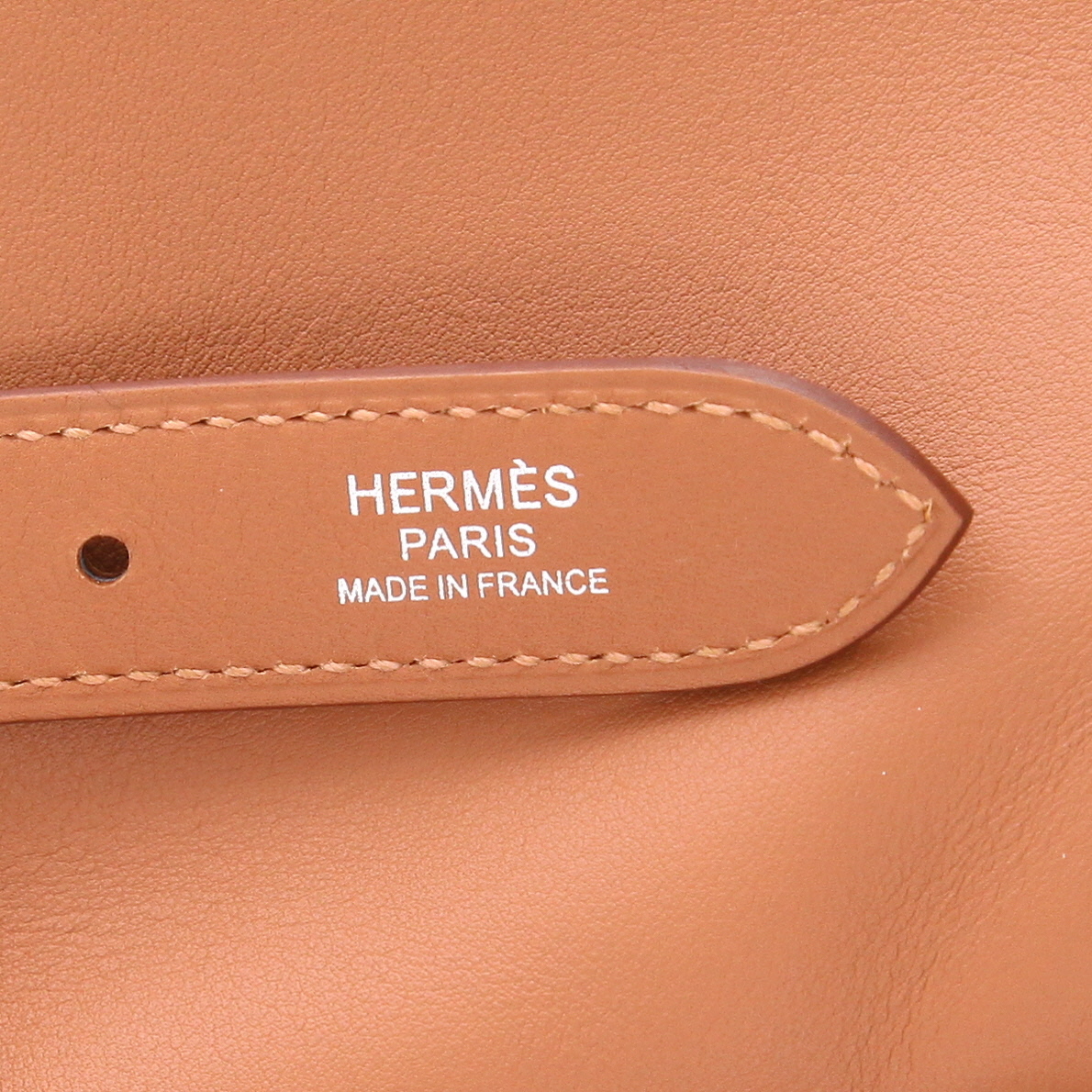 Borsa Hermès  Trim Anate in pelle Swift gold e pelle multicolore - Detail D2